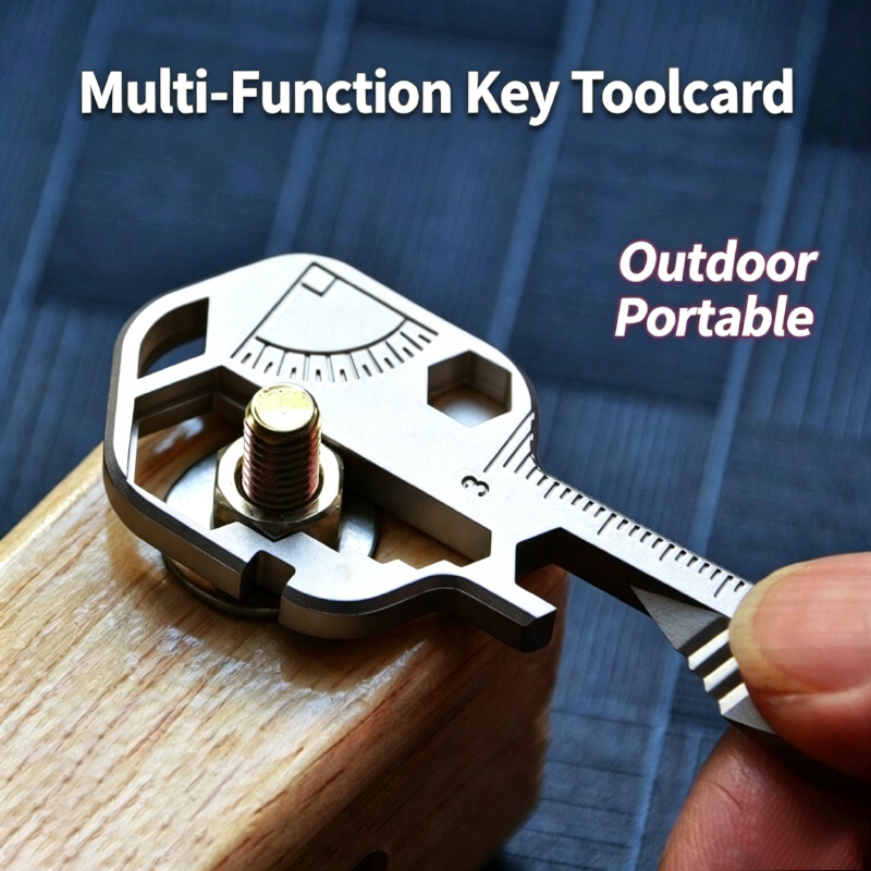 24-in-1 Key Shaped Multi-Tool