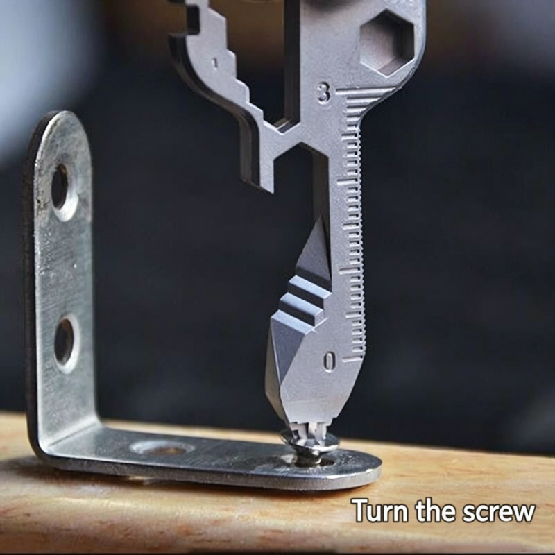 24-in-1 Key Shaped Multi-Tool