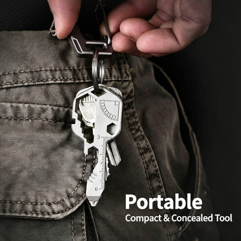 24-in-1 Key Shaped Multi-Tool